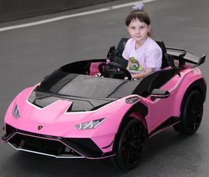 Auto Elettrica per Bambini <span class=keywords><strong>Lamborghini</strong></span> con Licenza Ufficiale, Due Posti, 24V, con Telecomando per Genitori - Product Image 1
