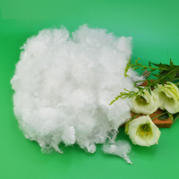 Fabricant prix matière première en gros vierge recyclé creux polyester remplissage fibre discontinue