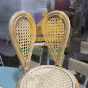 Venta al por mayor hecho a mano ratán chico silla bebé niño asiento mimbre natural niños muebles para eventos - Product Image 2