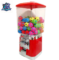 Distributeur de bonbons et de balles rebondissantes à monnayeur, petit modèle carré, pour magasin