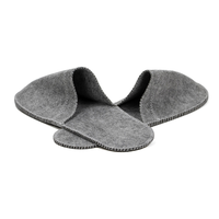 Ensemble de sauna 5 pièces en feutre gris (laine ou polyester) : chapeau, tapis, gants, chaussons, broderie personnalisée, unisexe, toutes saisons, pour le ski