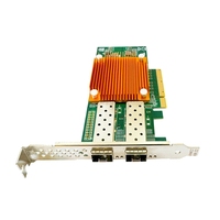PCIe 10g Tarjeta de red Fot Server Dual Port Fiber 10 Gigabit Ethernet Adapter con Intel 82599es Chip Networking Products NIC