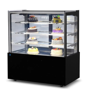 <span class=keywords><strong>Armoire</strong></span> à Gâteau à Angle Droit Présentoir à Gâteau Réfrigérateur à Gâteau Vitrine Vitrine Cabinet - Product Image 1