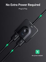 Commutateur HDMI UGREEN CM311 4K 60Hz avec câble HDMI de 1 m, répartiteur bidirectionnel 2 entrées 1 sortie, boîtier de commutation HDMI pour ordinateur portable