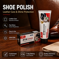 Crema para Zapatos Negra Mate Esmerilada en Tubo de 35g, Antihuellas, Agarre Cómodo