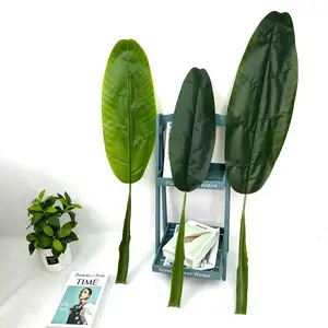 Искусственное растение лист один стебель банановый лист Аранжировка искусственное дерево зеленый лист для украшения
