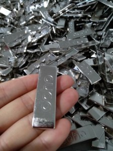 Maßge schneiderte flache Metalls tempel Edelstahl Blank Messing Logo Print Tag Namensschilder oder Typenschild - Product Image 6