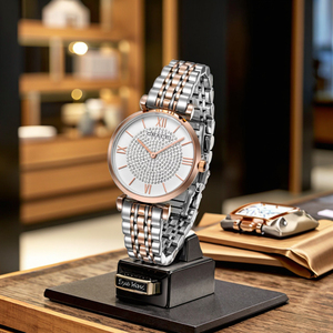 All'ingrosso nuovo orologio al quarzo Full Star da donna in lega di acciaio inossidabile impermeabile alla moda di lusso alla moda cintura diamantata nuova uscita per - Product Image 3