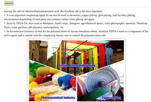 EDTA de Fábrica com 99% de Pureza, Sal Dissódico de Ácido Etileno Diamina Tetraacético EDTA-2Na, EDTA-4Na para Agente Quelante de Metais - Product Image 6