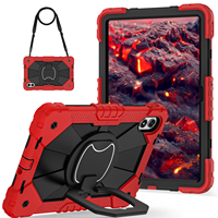 Étui de protection complet pour Redmi Pad 2 Pro 12.1 Poco Pad M1 12.1 2025 avec support pivotant à 360° et bandoulière OEM ODM