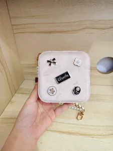 Eco-friendly Hotsale Multi Color Velvet Bote Bijoux Jewelry <b>Box</b> Portable Travel Case For Sorting Necklace Ring Stud <b>Earring</b> Bijo - Product Image 2