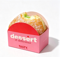 Boîtes en papier à emporter pour la pâtisserie, sandwichs aux œufs épais, hamburgers, toasts, beignets et donuts – Emballage
