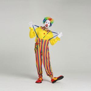 Disfraz de Payaso de Dibujos Animados para Fiesta de Carnaval, Halloween, Cosplay, TV y Cine, 100% Poliéster, Disfraz Elegante para Hombre Adulto, Talla Personalizada - Product Image 6