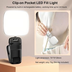 Clip-On Ảnh Tự Sướng Ánh Sáng Cho Điện Thoại-Xách Tay Vòng Ánh Sáng LED Pocket Video Ánh Sáng Cho Iphone Máy Tính Bảng Máy Tính Xách Tay Máy Tính Máy Tính Máy Ảnh - Product Image 3