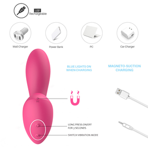 <b>Wearable</b> Clitoral <b>Vibrator</b> Two Color Optional Pink And Purple Adult Stimulation Device Sex Toy for Female - Product Image 5