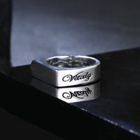 VANFI Custom Size Herren Fine Jewelry Sterling Silber Verlobung Hochzeit Blank Ring