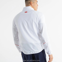 ZM-926 Boxer pour hommes Veste de gym Manteau avec panneaux en maille Vestes coupe-vent d'extérieur personnalisées avec capuche zippée cachée