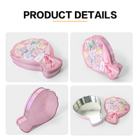 Jinyuanbao Romantischer Blumenstrauß Weißblech Geschenk dose Elegante rosa Schokoladen trüffel Geschenk für Hochzeiten & besondere Anlässe