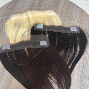 Prêt à expédier : Topper capillaire HD en dentelle suisse pour ligne de <span class=keywords><strong>cheveux</strong></span> reculée, 1,5x11 pouces, couverture d'oreille à oreille, 14 pouces, <span class=keywords><strong>cheveux</strong></span> humains, Halo Wire - Product Image 2