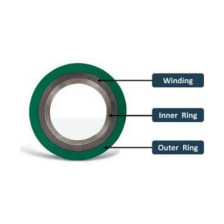 T-147 прокладка высокого давления, медный графитовый наполнитель, спиральная герметизирующая прокладка