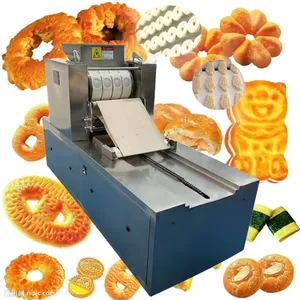 Small Fabrication Home Price Mini Manual Chocolat Production India Electric Cutter Roller Printing Biscuit Forming Machine
