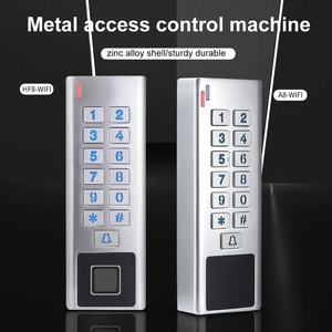 Tuya ปุ่มกดประตูโลหะกันน้ำ12-30โวลต์125กิโลโวลต์พร้อมรหัสผ่าน/IP68 <span class=keywords><strong>RFID</strong></span> การควบคุมการเข้าถึงลายนิ้วมือ - Product Image 4