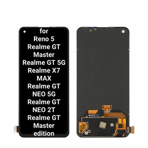หน้าจอสัมผัสแท้สำหรับ Realme GT Master Edition GT 5G NEO <span class=keywords><strong>Reno5</strong></span> Reno 6 7 1+Nord Ce Nord 2 2T Q3 PRO จอแสดงผลโทรศัพท์มือถือ Lcds - Product Image 1