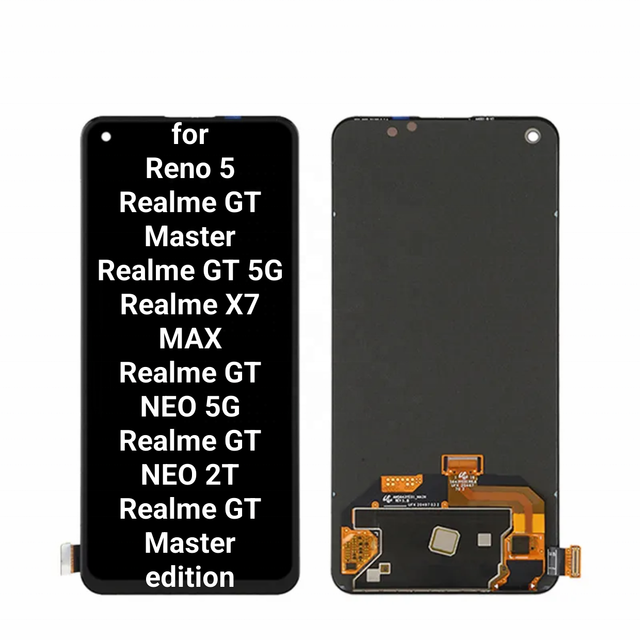Original for Realme GT Master Edition GT 5G NEO Reno5 Reno 6 7 1+Nord Ce Nord 2 2T Q3 PRO Touch Screen Display Mobile Phone Lcds