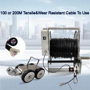 150mm WIFI Boru İnceleme Sistemi Robot Kamera Uzunluk Sayacı Uzaktan Kumanda IP67 Su Geçirmez 100-200M Menzil SDK PAN/TILT - Product Image 6