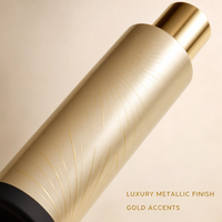 Flacon de parfum de voyage vide 35 ml, style stylo, noir, atomiseur rechargeable avec capuchon argenté, vente en gros, logo personnalisé