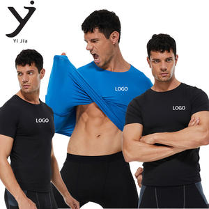 T-shirt de sport PRO pour hommes, vêtements de course à pied, extensibles, à séchage rapide - Product Image 2