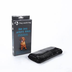 Sacs à déjections canines noirs les plus vendus, sacs poubelles de luxe en plastique pour animaux de compagnie avec contrôle puissant des odeurs pour usage extérieur - Product Image 3