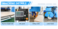 Machine de découpe à pont CNC 5 axes de haute précision avec service après-vente 24h/24 pour la découpe de pierre, granit, marbre et carrelage