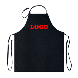 Delantal de Cocina de Alta Calidad con Logotipo Personalizado, Delantal de Algodón para Chef, Barista, Panadero, Delantal de Lona Ajustable para Barbacoa y Jardín, Delantales Bordados - Product Image 3