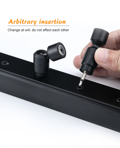 GISIH 1W <strong>Plug</strong>-<strong>in</strong> Modern Aluminum Mini LED Track <strong>Spotlight</strong> DC2.8V for Jewelry Watch Showcase Display Lighting - Product Image 1