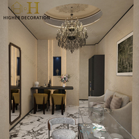 Conception personnalisée d'intérieur de bijouterie complète, vitrine à bijoux en verre, présentoir mural pour bijoux avec éclairage