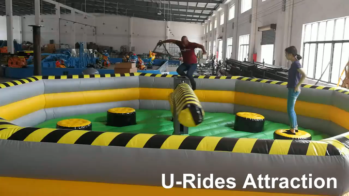 inflatable sweeper game inflatable wipeout eliminator inflatable ...