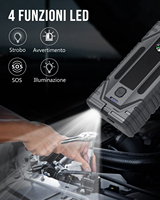 Arrancador de Coches Portátil de 12V, Batería de 7200mAh, Kit de Herramientas de Emergencia para Arranque de Emergencia