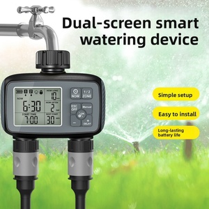 New Foreign Trade Outdoor Garden Watering Device Automatic Irrigation Controller Smart Water Valve <b>Timer</b> LCD Display <b>Timer</b> - Product Image 3