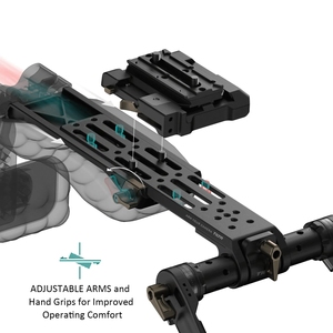 <span class=keywords><strong>TILTA</strong></span> TA-LSR-B <span class=keywords><strong>Rig</strong></span> d'épaule léger noir compatible avec les caméras BMPCC, avec plaque de base unique Manfrotto / ARCA - Product Image 4