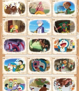 Cartes à collectionner <span class=keywords><strong>Doraemon</strong></span> World Story : Personnages d'anime, accessoires de peinture, collection pour enfants, cadeau de Noël - Product Image 4