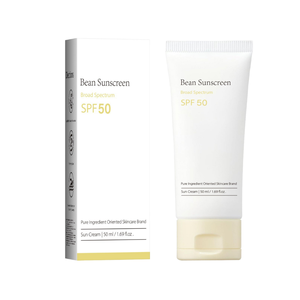 Crème visage Mixs00u Bean SPF 50, texture légère et aérienne, sans effet blanchissant, non collante, acide hyaluronique, végan, tous types de peau, 50 ml - Product Image 2