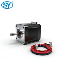 Moteur pas à pas hybride SY Nema 17 48MM, angle de pas 1.8°, DC 12V-24V, bipolaire, 0.55Nm, 2A, arbre 5mm, certifié CE, pour imprimantes 3D et routeurs CNC