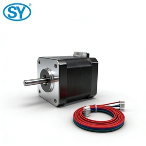 มอเตอร์สเต็ปเปอร์ไฮบริด SY <span class=keywords><strong>Nema</strong></span> <span class=keywords><strong>17</strong></span> ขนาด 48 มม. มุมก้าว 1.8 องศา DC 12V-24V ไบโพลาร์ 0.55 นิวตันเมตร 2 แอมป์ แกน 5 มม. สำหรับเครื่องพิมพ์ 3 มิติ เครื่อง CNC Router - Product Image 1