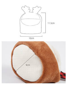 Winterwarm katoenen pluche huisdierenbed voor hamsters, suikerzweefvliegtuigen, gouden beren, eekhoorns, egels, konijnen en andere kleine huisdieren. - Product Image 6