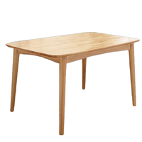 Table à manger carrée moderne en bois Jiuyi de haute qualité pour 4 à 6 personnes, idéale pour hôtels, restaurants et salons