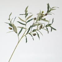 Ranting Zaitun Buatan dengan Buah dan Daun Sutra, Tanaman Palsu 30cm-100cm, Dekorasi Dalam & Luar Ruangan, Pernikahan, Rumah, Kafe, Balkon