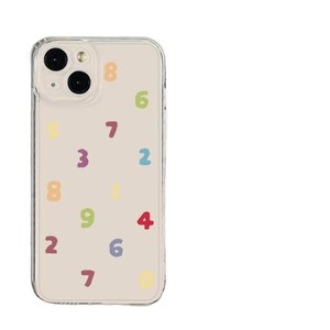 Funda Protectora para Teléfono Móvil de TPU con Diseño de Números Coloridos de Dibujos Animados, Resistente a Impactos, para iPhone X, Xr, Xs, 11, 12, 13, 14, 15, 16, 17, 18 Pro Max - Product Image 4