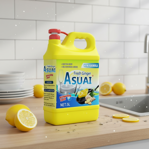 Détergent Liquide Écologique Haute Efficacité Moussant pour Linge, Éliminateur de Taches d'Huile, <span class=keywords><strong>Parfum</strong></span> Pomme Citron Orange, Prix Abordable - Product Image 3