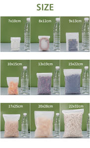 ถุงบรรจุ100% เกรดอาหารธรรมดาย่อยสลายได้ถุงซิปเปิดปิดได้ - Product Image 3